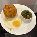 Foto de Bolón de verde con bistec de carne