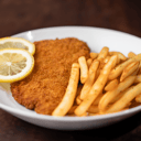 Foto de Milanesa de ternera con fritas
