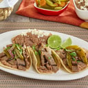 Foto de Tacos de Arrachera, Chistorra , Chorizo Argentino; orden de (3)