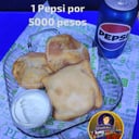 Foto de 3 piezas + 1 Pepsi lata