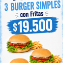 Foto de Promo 3 Burger Simples