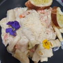 Foto de Camarones y palmitos de cangrejo