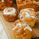 Foto de Muffin de harina de arroz con frutos rojos