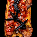 Foto de Hotdog con tocino 