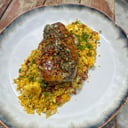 Foto de Bife de Chorizo na Brasa com Cuscuz Nordestino