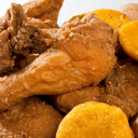 Foto de Cuarto de pollo apanado tipo americano
