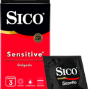 Foto de PRESERVATIVOS SICO SENSITIVE (3) CONOCIDOS COMO SICOS ROJOS