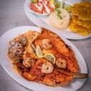 Foto de TRUCHA CAMARONERA ( EN VERDURAS Y CAMARONES) 400 GR 