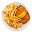 Foto de Milanesa de pollo con guarnición