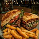 Foto de Sándwich ropa vieja