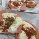Foto de MILANESA DE SOJA ó BERENJENA A LA NAPOLITANA CON GUARNICION