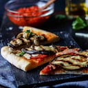 Foto de Pizza Berenjenas