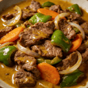 Foto de Carne salteada con salsa de Curry