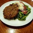Foto de MILANESA DE RES CON FETUCCINI AL PESTO