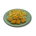 Foto de 1) Nuggets con patatas fritas
