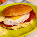 Foto de Chorizo con queso y huevo