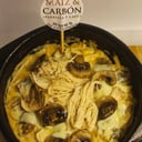 Foto de Maiz pollo desmechado con champiñones
