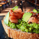 Foto de Tostón con Salmón Ahumado & Queso Crema