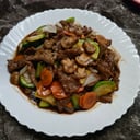 Foto de Baakgu pork(cerdo con champignones)
