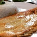 Foto de Corvina plancha o mantequilla con arroz