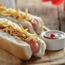 Foto de Pancho con pan de papa