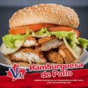 Foto de HAMBURGUESA DE POLLO (PAPAS A LA FRANCESA POR $25 MAS)