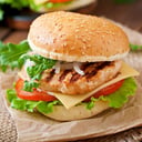 Foto de 2 hamburguesas POLLO