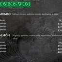 Foto de Carta 8 sushi wom acassuso 