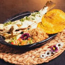 Foto de Corvina frita al ajillo