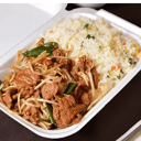 Foto de DIENTE DE DRAGON CERDO con arroz chaufan