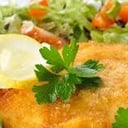 Foto de Mila de pollo con ensalada mixta