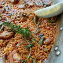Foto de Ración Paella (conejo, pollo, verduras)