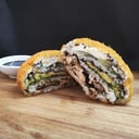 Foto de Grill burger c/ salsa de soja
