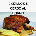 Foto de CODILLO DE CERDO AL HORNO