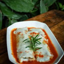 Foto de Canelones de verdura y pollo.