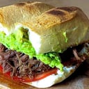 Foto de Italiano pan marraqueta, ciabatta o ciabatta aceituna 