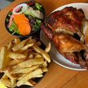 Foto de 1Pollo a la Brasa + Papas +Ensalada+Cremas