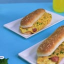 Foto de PAN CON OMELET (HUEVO + HOT-DOG)