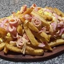 Foto de Papas con huevo, jamón y queso