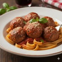 Foto de Tallarín con albóndigas