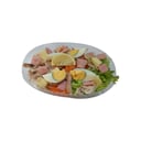 Foto de ENSALADA DE LECHUGA, TOMATE, HUEVO, JAMON Y QUESO