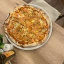 Foto de pizza salmon ahumado