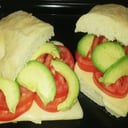 Foto de Sandwich de Tomate Queso y Palta