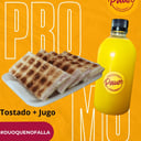 Foto de combo tostado + jugo EFECTIVO