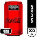 Foto de Lata Coca Cola Zero 220mL