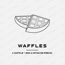 Foto de 1 Waffle + 2do waffle a mitad de precio
