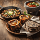 Foto de Tuétanos asados con escamoles al epazote