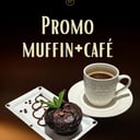 Foto de Café de origen + muffin de CHOCOLATE CON NIBS DE CACAO 