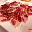 Foto de Jamón ibérico con crujiente de patata