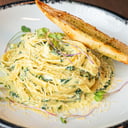Foto de Pasta Cremosa de Espinaca y Queso - pasta with spinach and cheese